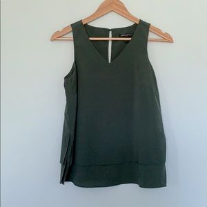Banana Republic Green Sleeveless Blouse XS